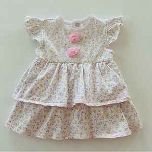 Rene Rofe 0-3 Months Easter Bunny Bodysuit Dress Spring